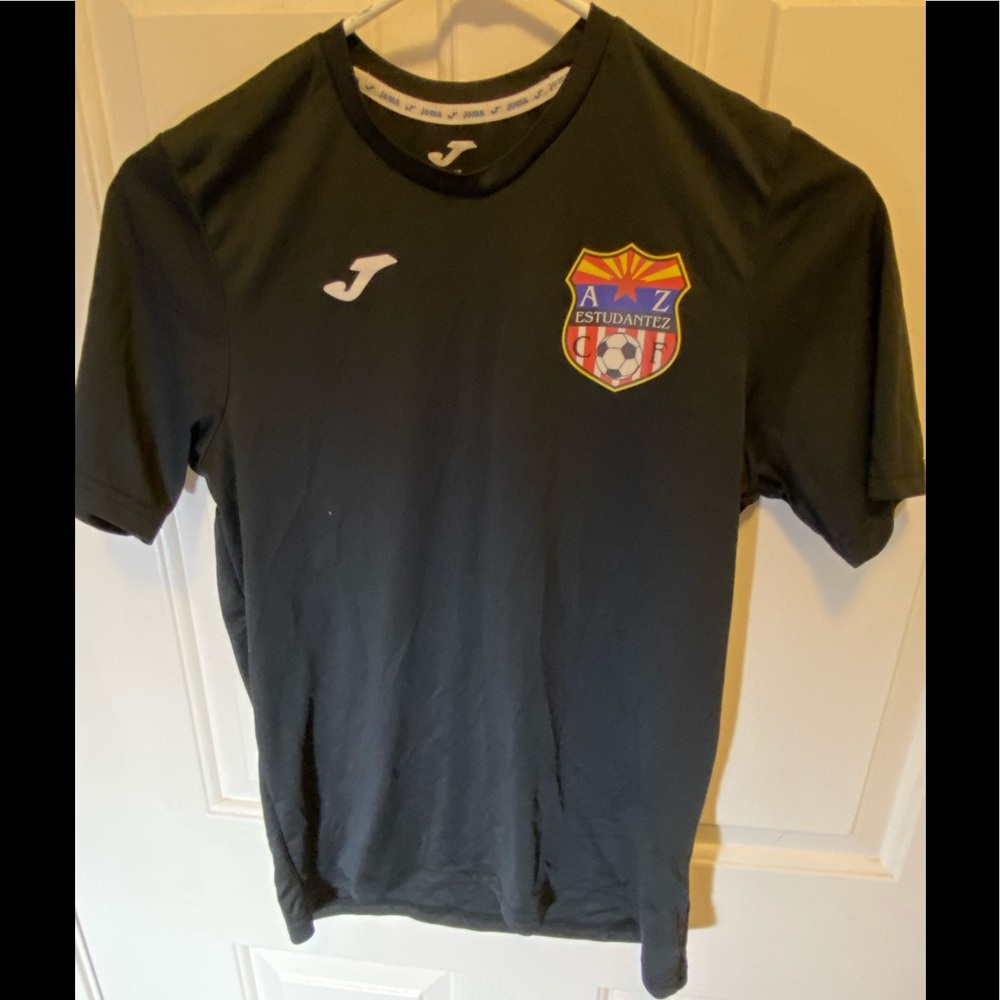 Black Soccer shirt sportswear